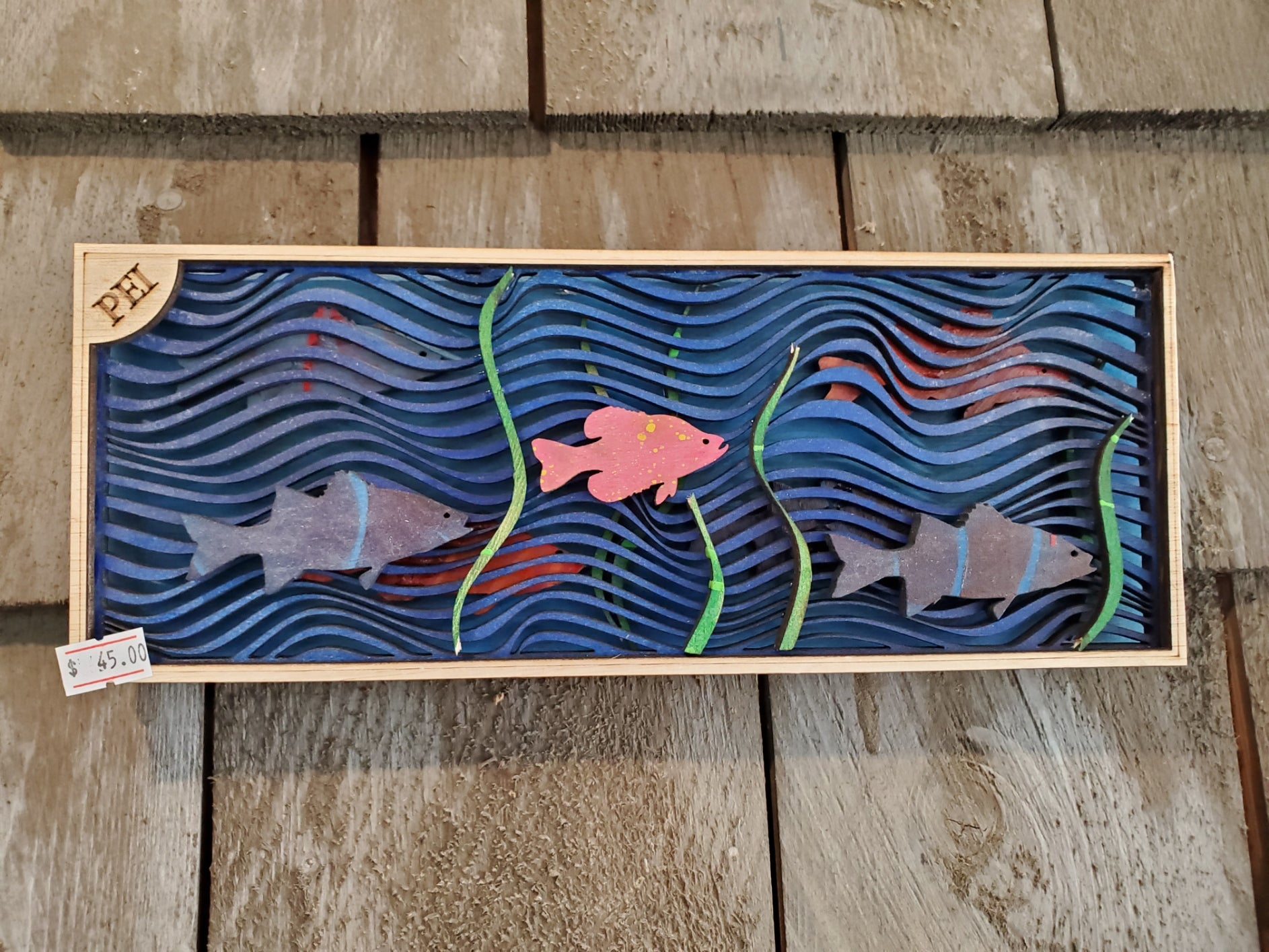Fish in the waves (B)